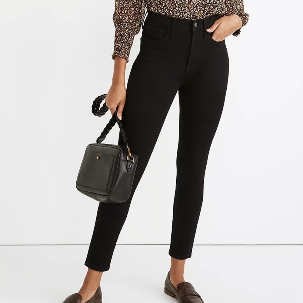 Madewell road tripper jeggings raw hem